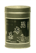 kelp tea can in 1955